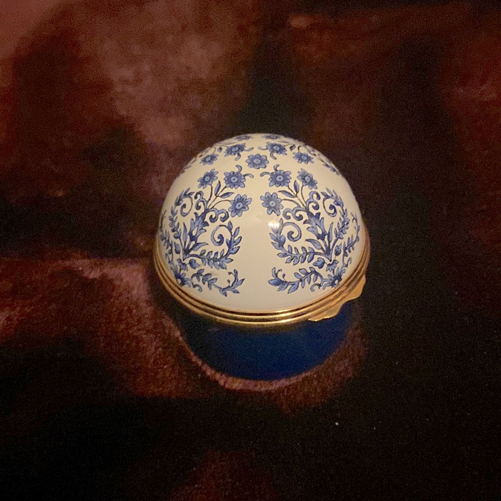 Halcyon Days Enamels Medici Ring Box